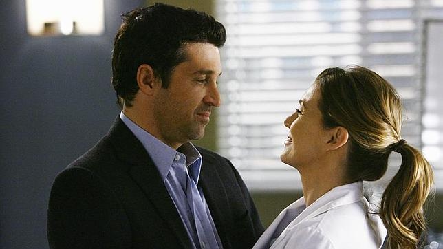 Patrick Dempsey y Ellen Pompeo esta noche en 'Anatomia de Grey'.