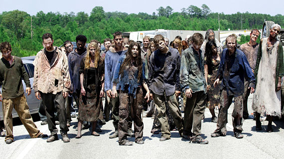 Zombies de Walking Dead